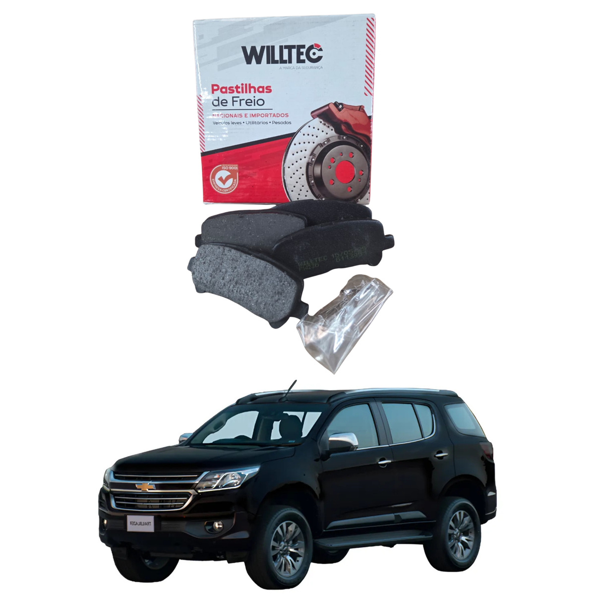 Pastilha de Freio Traseira Gm Novo Trailblazer 2012 A 2025