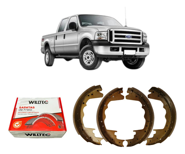 Sapata De Freio Ford F-250 Cabine Dupla Simples Super Duty 1998 A 2012