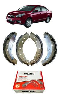 Sapata De Freio Traseiro Fiat Grand Siena 2013 Em Diante