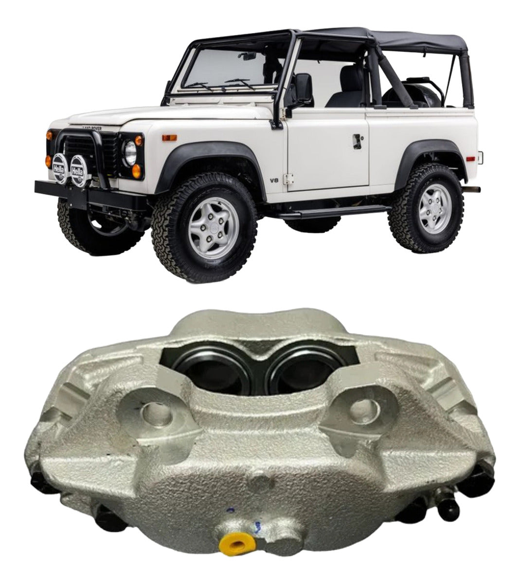 Pinça Dianteira Esquerda Land Rover Defender 90/110/130