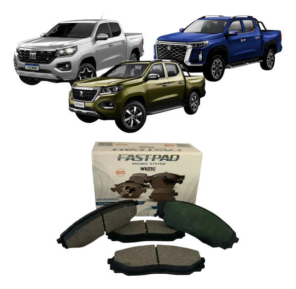 Pastilha de Freio Dianteira Changan Hunter 2019 a 2026 Cerâmica