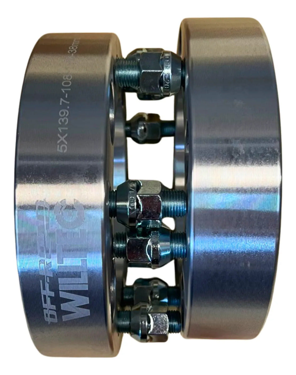 Par Espaçadores De Rodas 38mm Furação 5x139,7