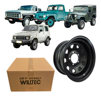 Roda Daytona Black Aro 16 Tala 8 Furação 5x139 Offset -25 Suzuki Samurai