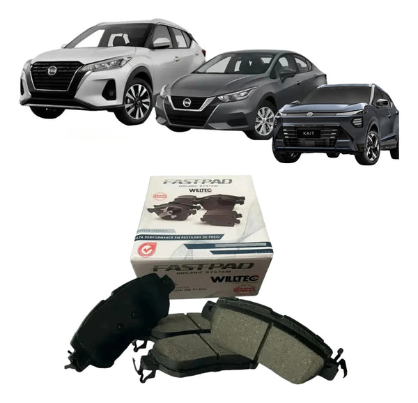 Pastilha De Freio Dianteiro Nissan Kait 2025 A 2026 Cerâmica