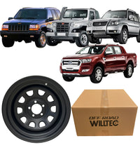 Roda Daytona Aro 15 Tala 8 Furação 5x114 Offset -25 Ford Ranger
