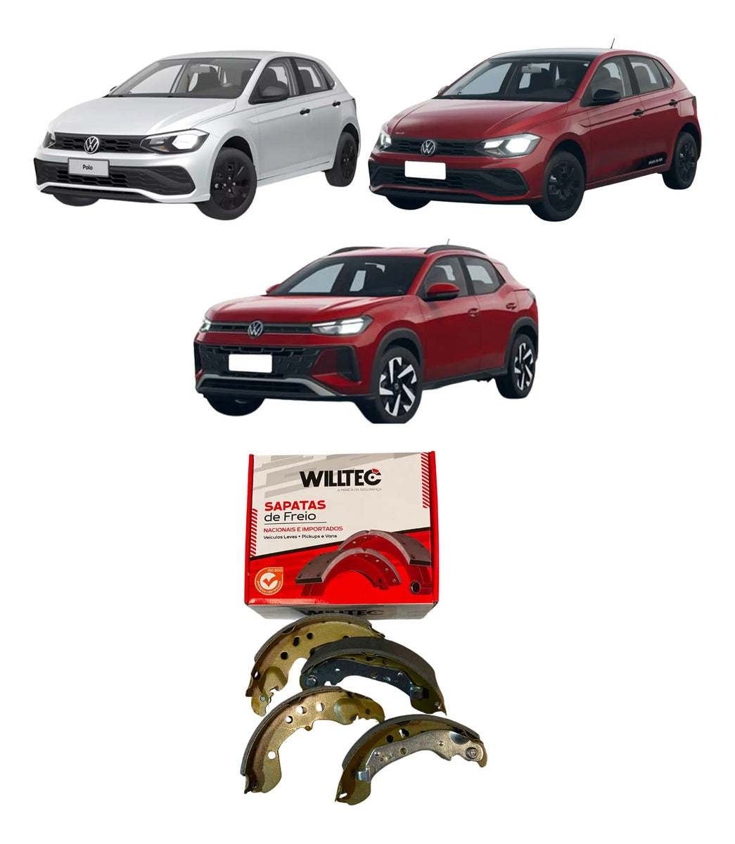 Sapata De Freio Volkswagen Polo Track 2023 Em Diante
