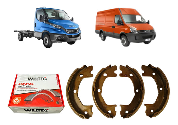 Sapata De Freio Iveco Daily 35S14 45S14 45S16 45S17 55C16 55C17 2008 Em Diante