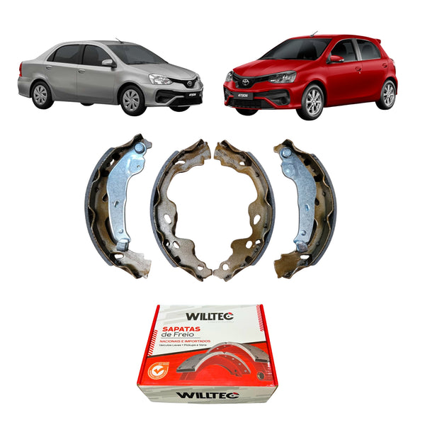 Sapata De Freio Traseiro Toyota Etios Etios Sedan 2012 Em Diante