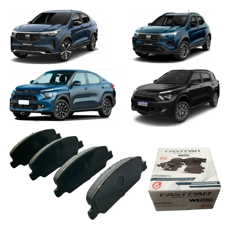 Pastilha de Freio Dianteira Citroen C3 Aircross 2024 em Diante Cerâmica