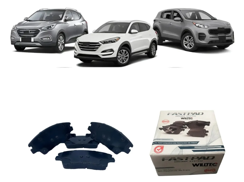 Pastilha de Freio Dianteira Kia Sportage 2017 A 2026 Cerâmica