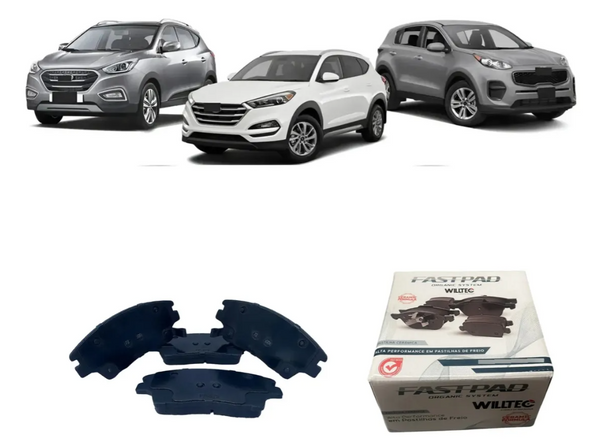 Pastilha de Freio Dianteira Hyundai Tucson 2017 A 2026 Cerâmica