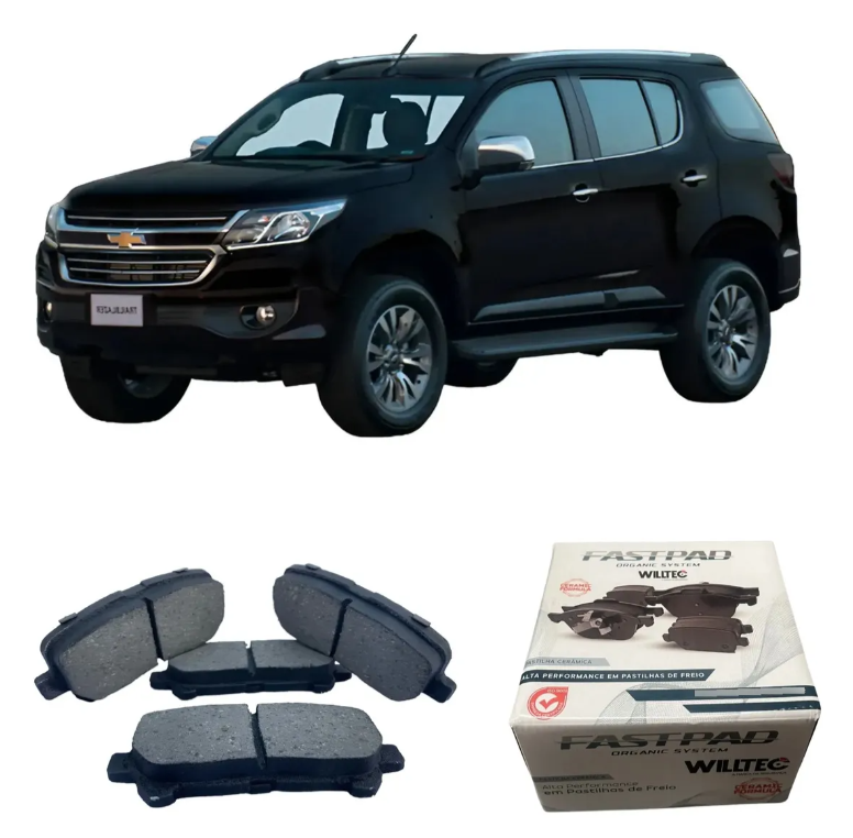Pastilha de Freio Traseira Gm Novo Trailblazer Ltz V6 Cerâmica
