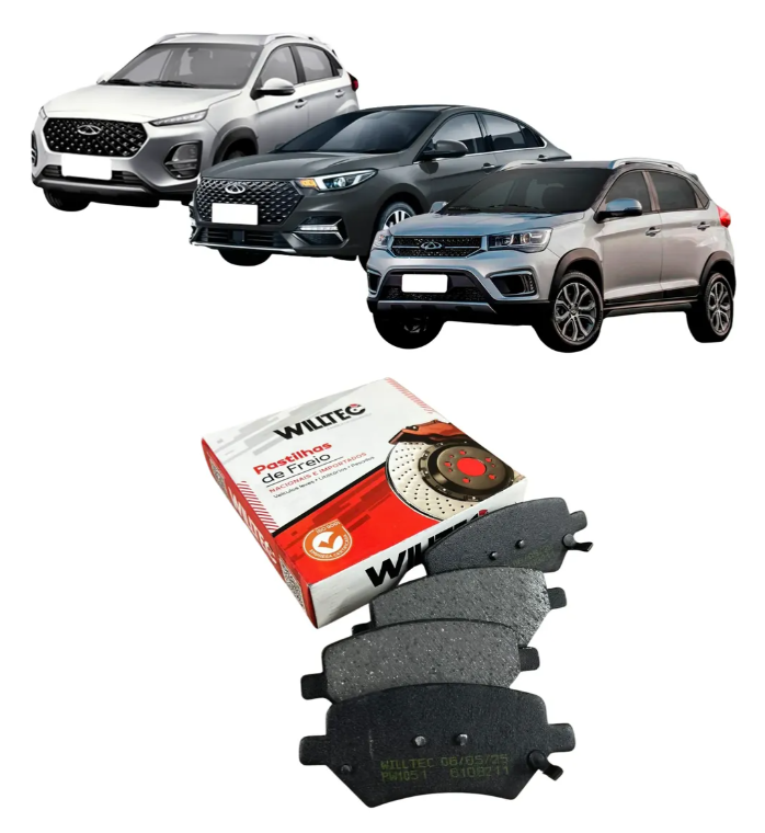 Pastilha de Freio Dianteira Chery Tiggo3X 2021 A 2026