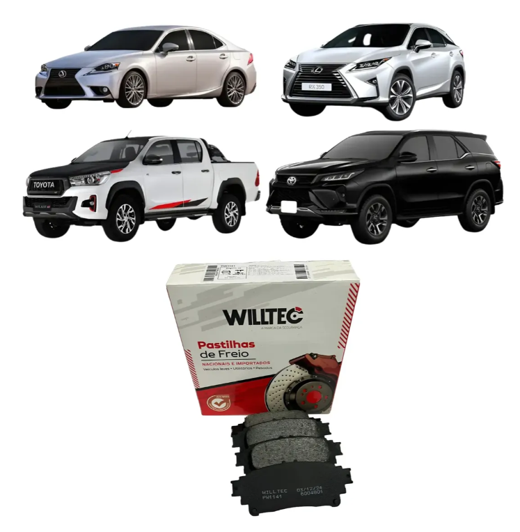 Pastilha de Freio Traseira Lexus Is250 2013 A 2015
