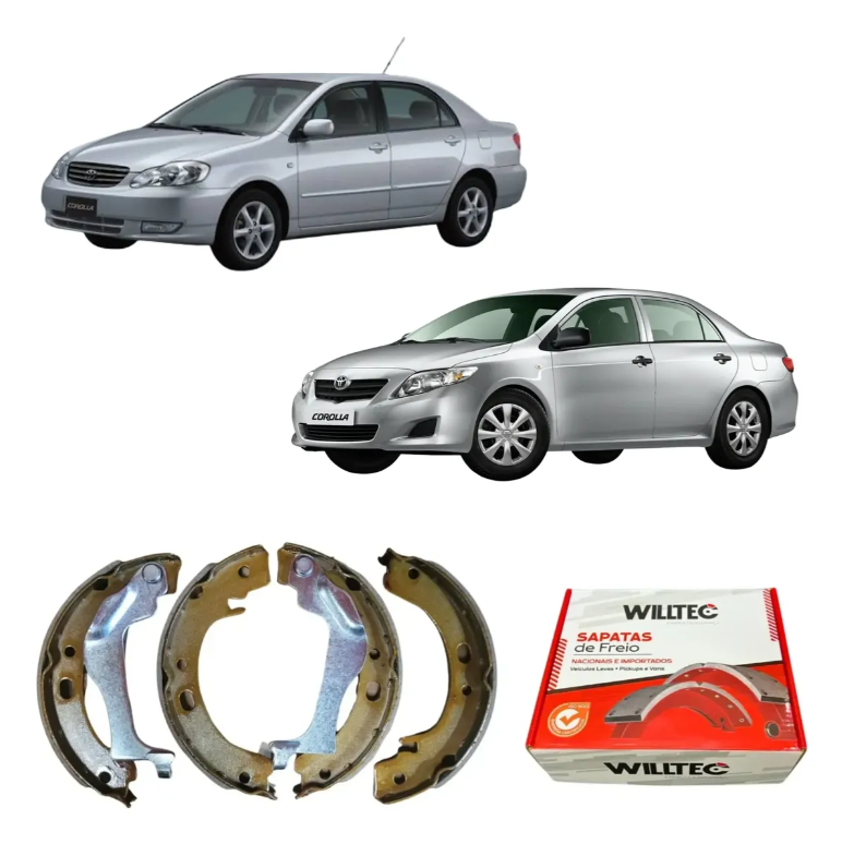 Sapata De Freio Traseira Toyota Corolla 2002 A 2008