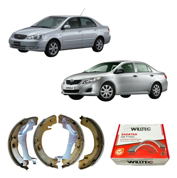 Sapata De Freio Traseira Toyota Corolla 2002 A 2008