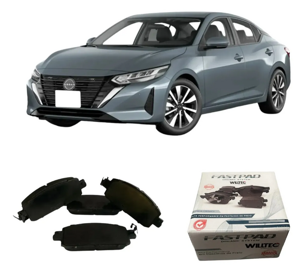 Pastilha Freio Dianteira Nissan Sentra 2023 A 2026 Cerâmica