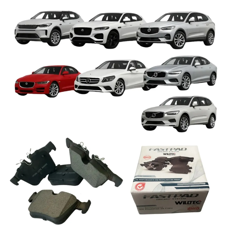 Pastilha De Freio Traseira Jaguar E-pace 2018 A 2023 Cerâmica