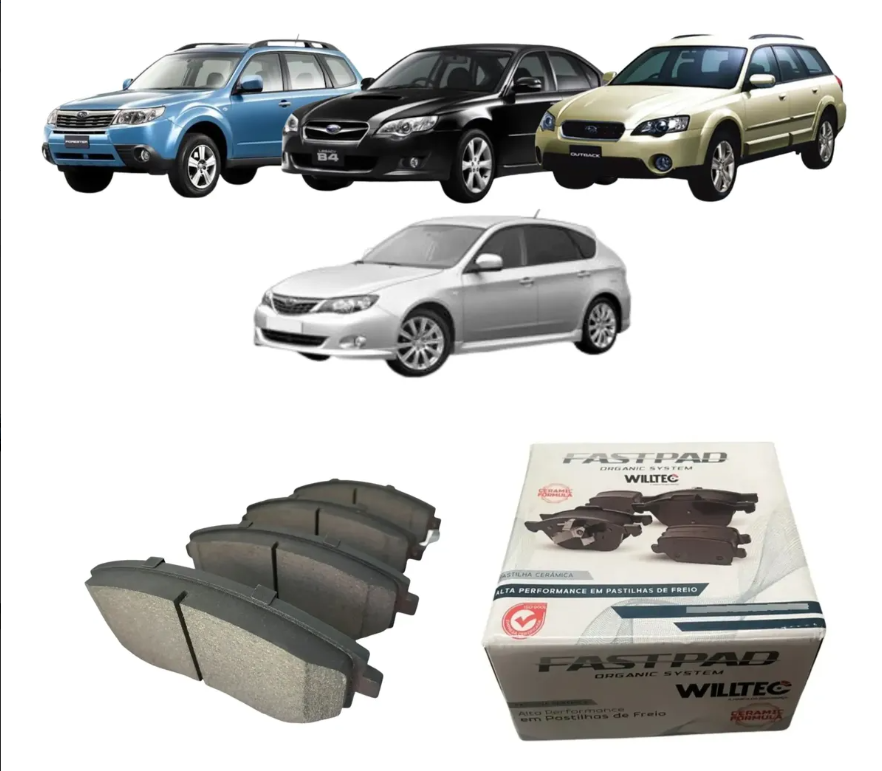Pastilha Freio Dianteira Subaru Forester 2008 A 2012 Cerâmic