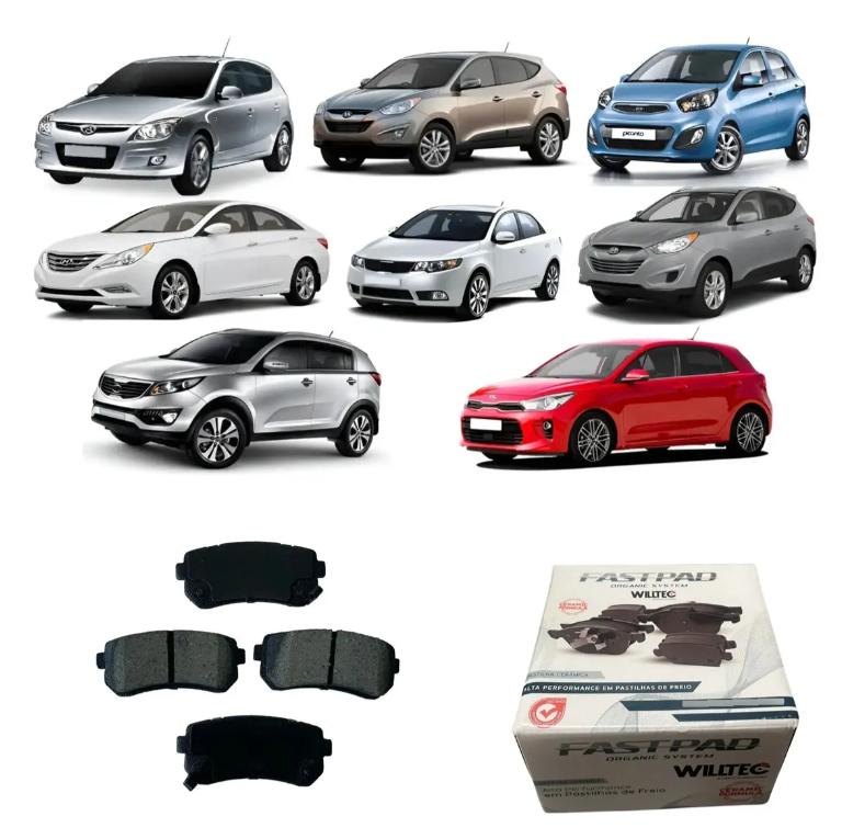 Pastilha de Freio Traseira Hyundai Sonata 2011 a 2014 Cerâmica