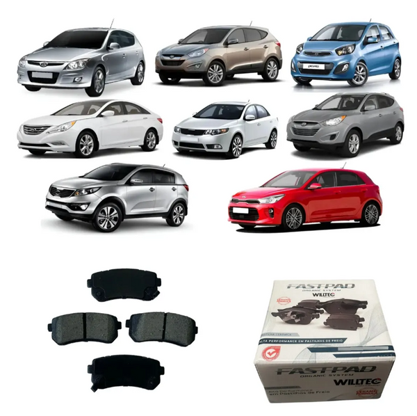 Pastilha de Freio Traseira Hyundai Tucson 2010 a 2019 Cerâmica
