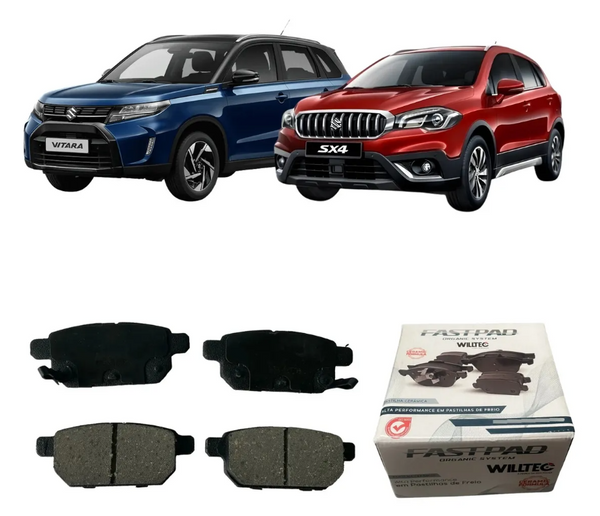 Pastilha Freio Traseira Suzuki Vitara 2015 A 2026 Cerâmica