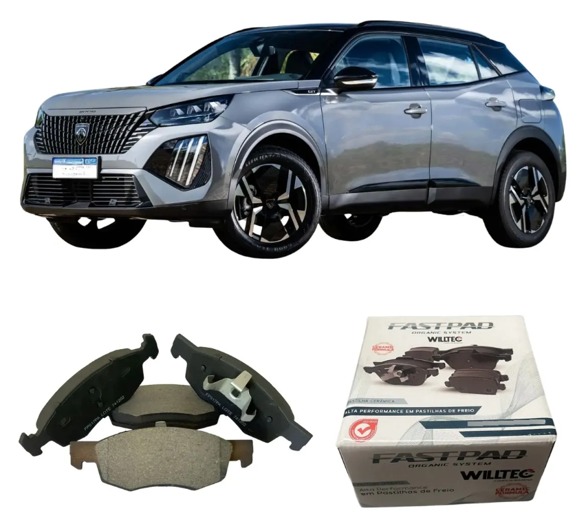 Pastilha de Freio Dianteira Peugeot 2008 2025 Em Diante Cerâmica