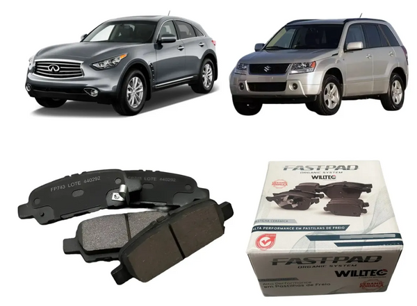 Pastilha de Freio Traseiro Infiniti Fx35 2010 A 2012 Cerâmica
