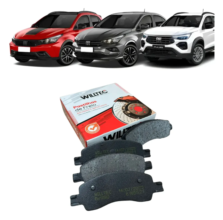 Pastilha de Freio Dianteira Fiat Pulse 2022 A 2026