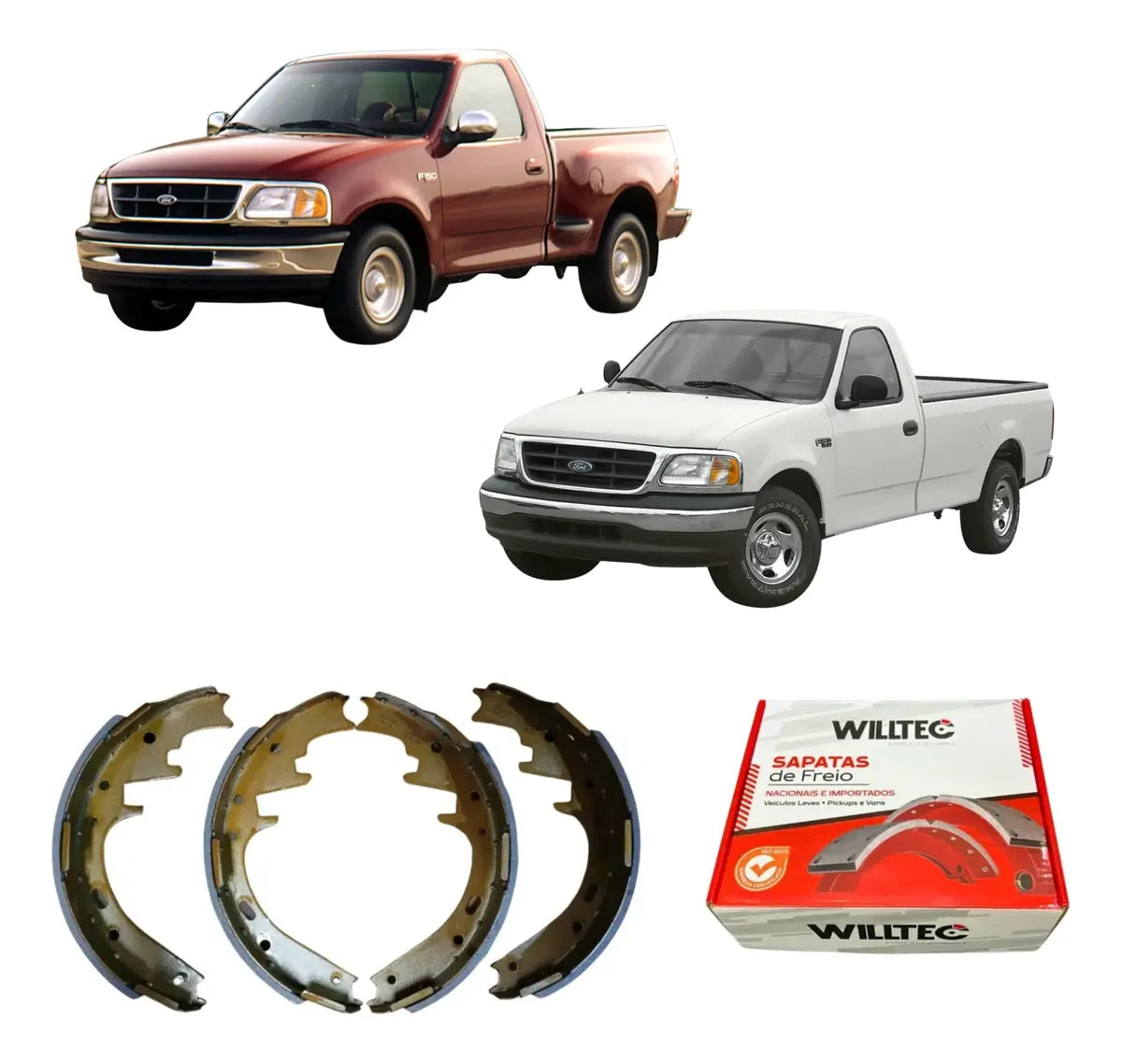 Sapata De Freio Ford F150 1997 Em Diante