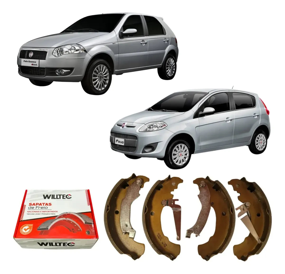 Sapata De Freio Fiat Palio S/ABS 2012 Em Diante
