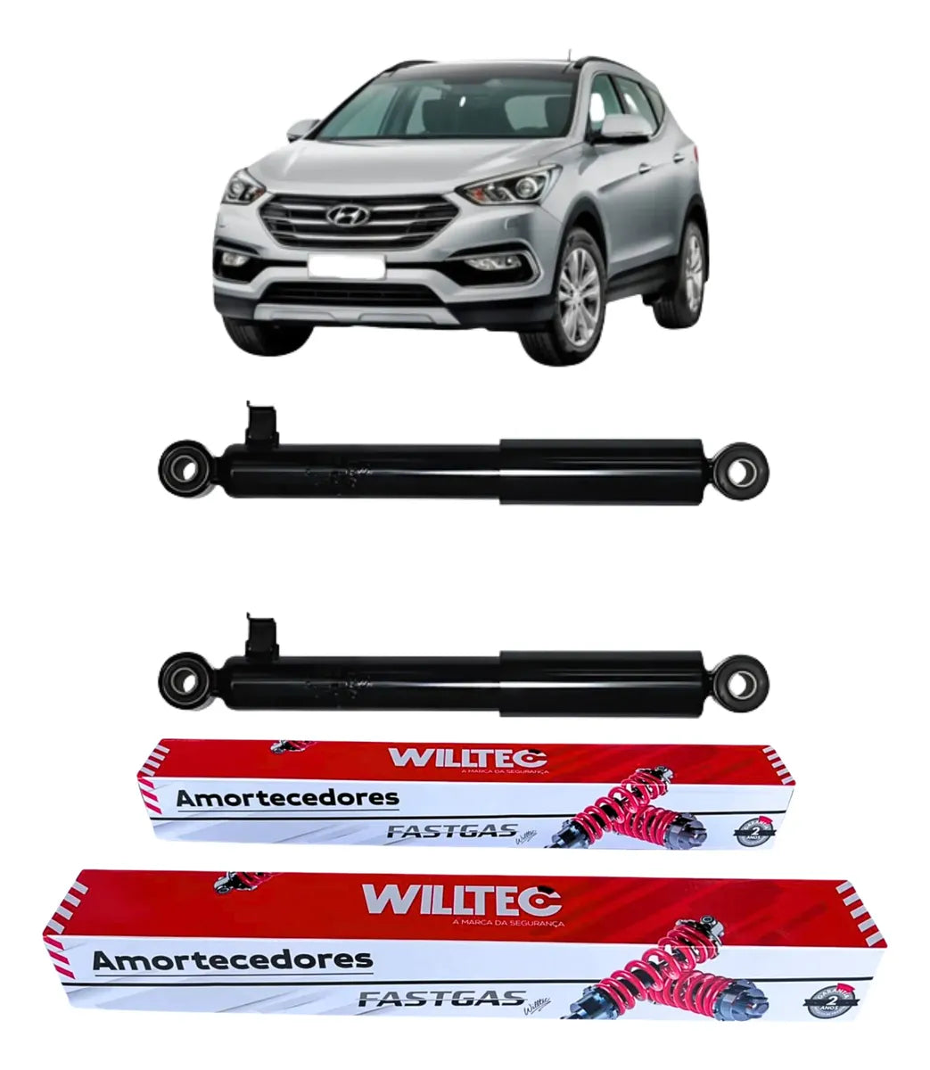 Par Amortecedor Traseiro Hyundai Santa Fé 2014 Em Diante