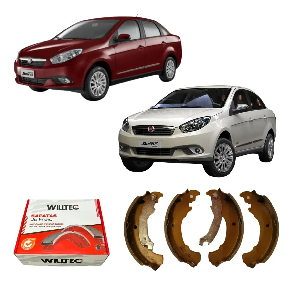 Sapata De Freio Fiat Grand Siena 2012 Em Diante