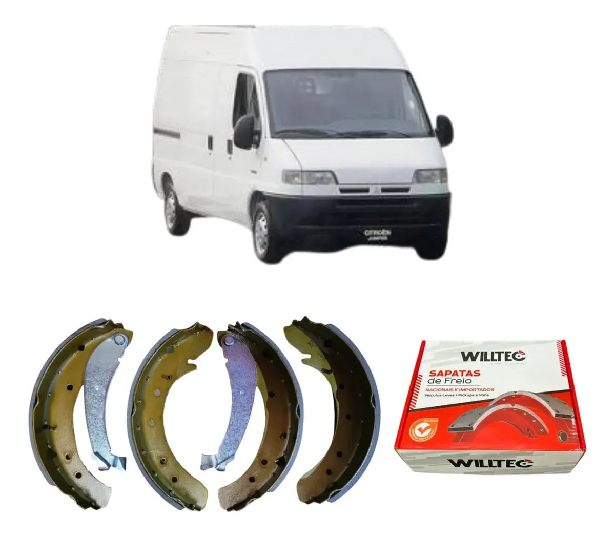 Sapata De Freio Citroën Jumper Aro 16 1994 Em Diante