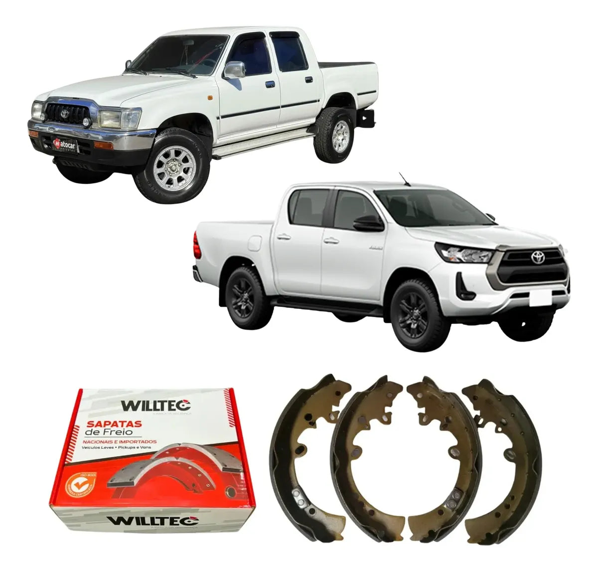 Sapata De Freio Toyota Hilux 2005 Em Diante
