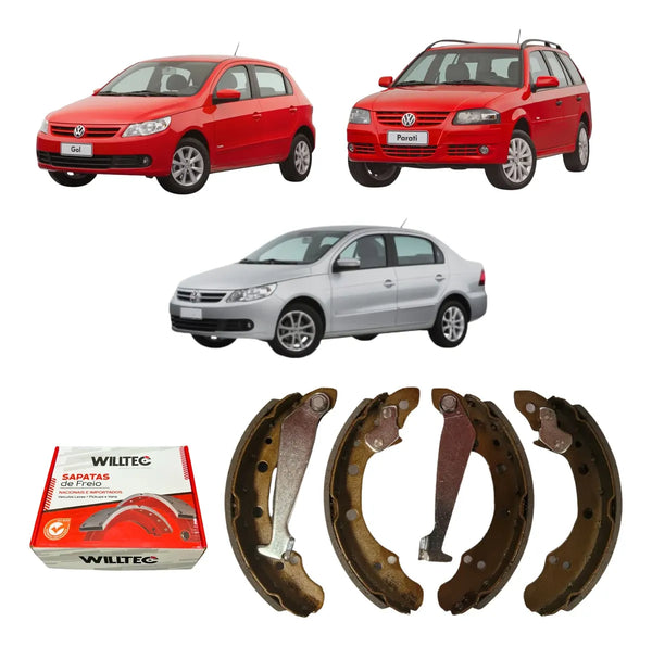 Sapata De Freio Volkswagen Gol Parati Voyage G5 Quantum Santana