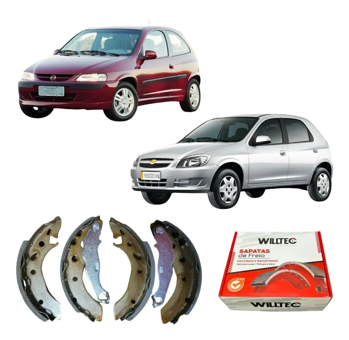 Sapata De Freio Chevrolet Celta 2001 Em Diante