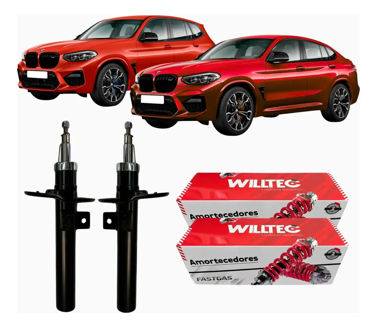 Par Amortecedor Dianteiro Bmw X4 G02 F98 2018 Em Diante