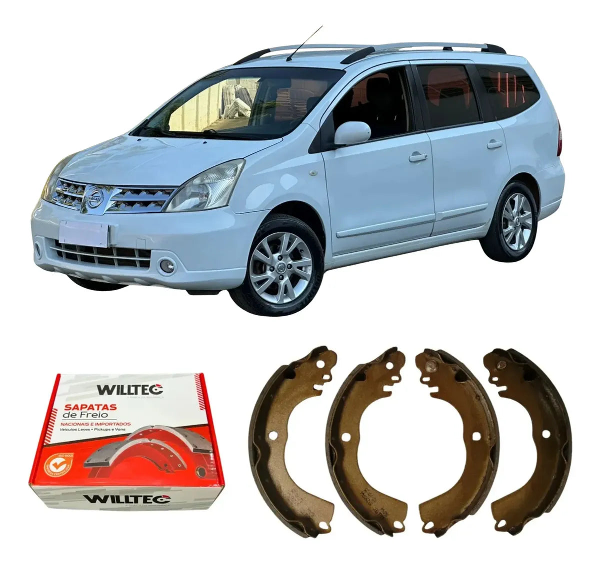 Sapata De Freio Nissan Livina 2010 Em Diante