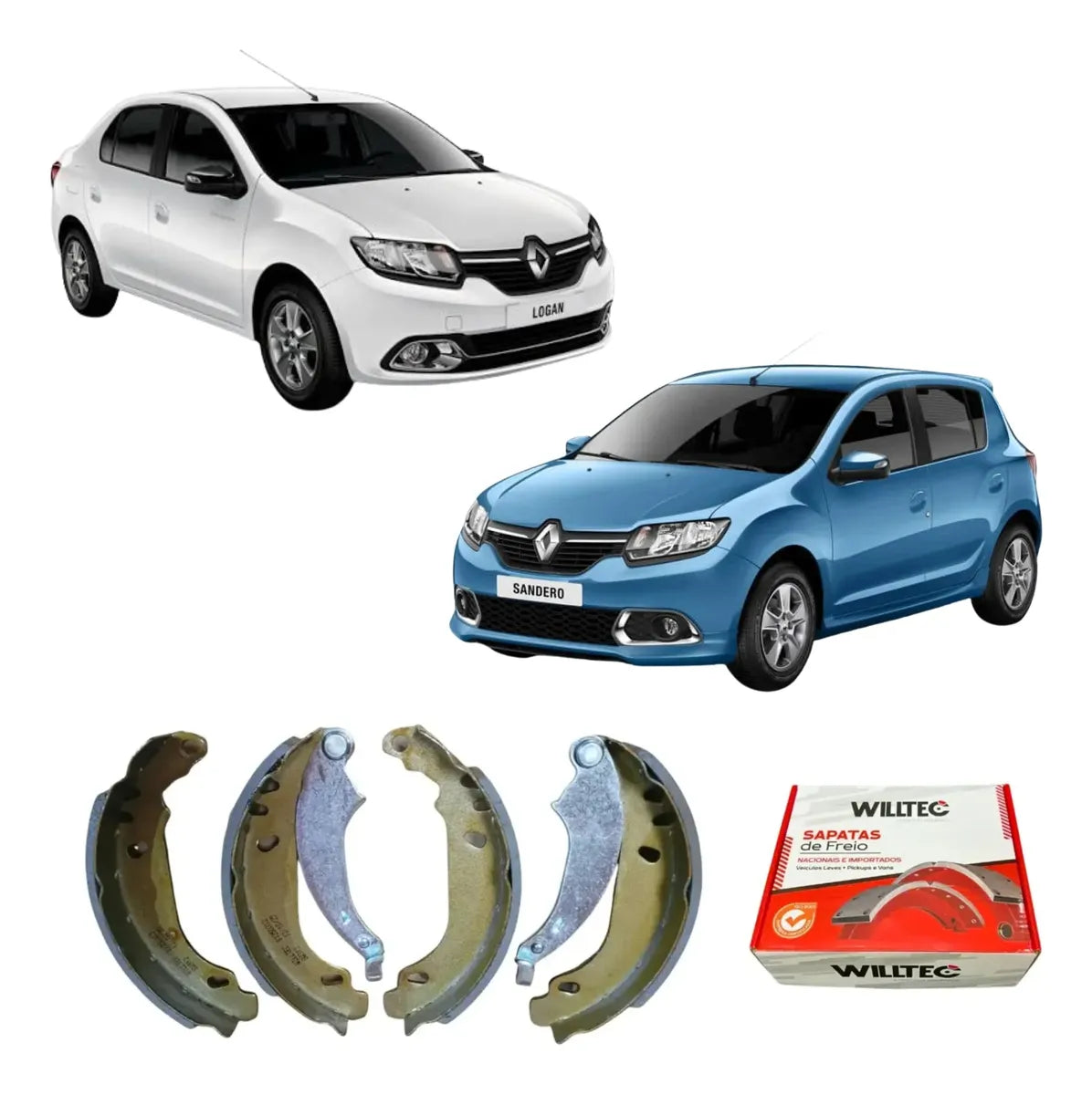 Sapata De Freio Renault Sandero 2008 Em Diante