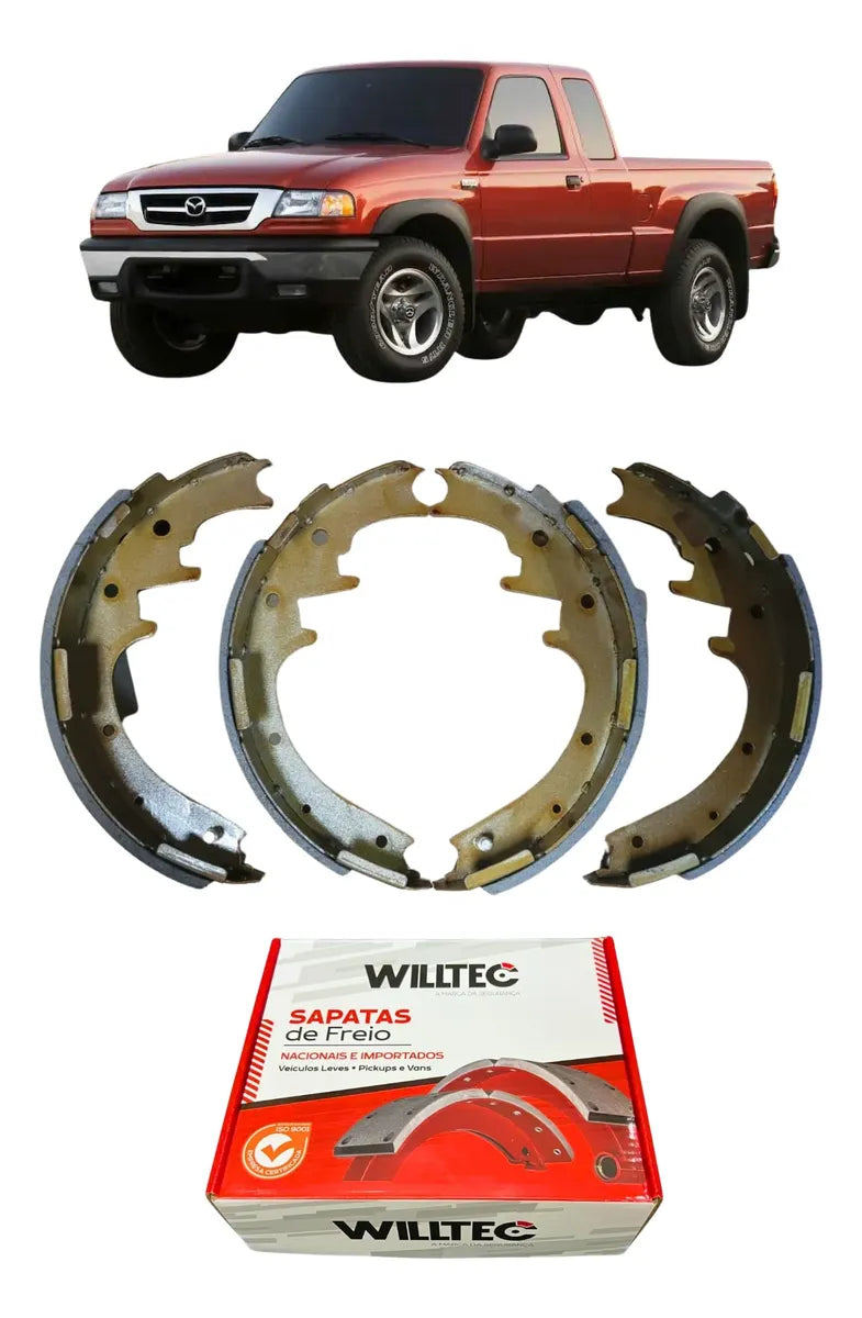 Sapata De Freio Mazda B2300 B3000 B4000 1994 Em Diante