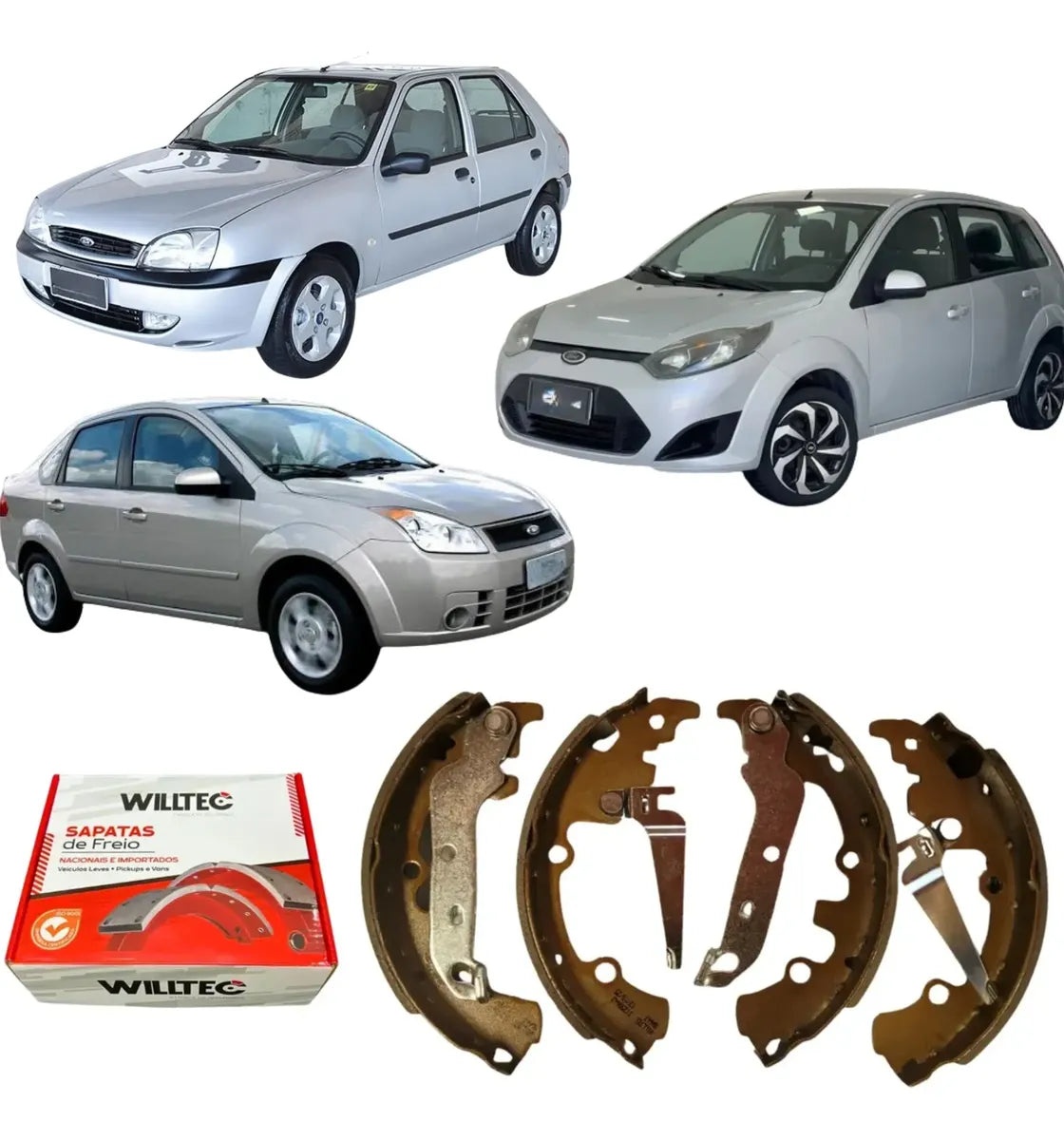 Sapata De Freio Ford Fiesta 2002 Em Diante
