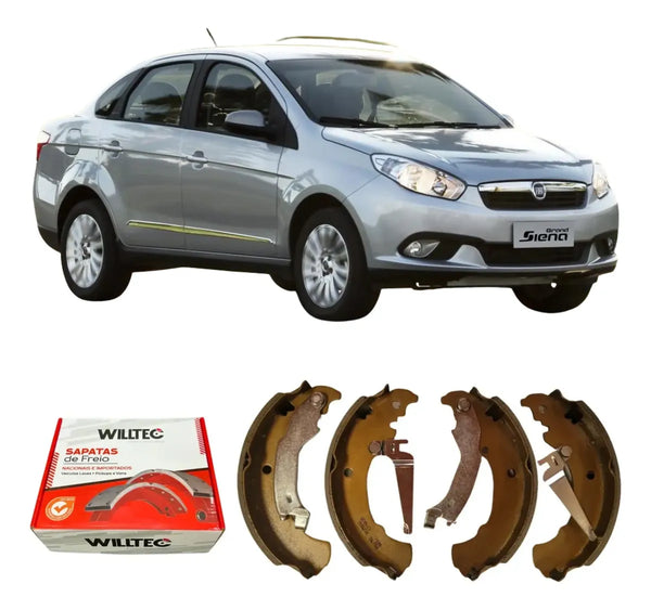 Sapata De Freio Fiat Grand Siena S/ABS 2012 Em Diante