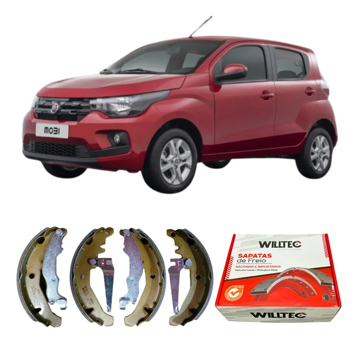 Sapata De Freio Fiat Mobi