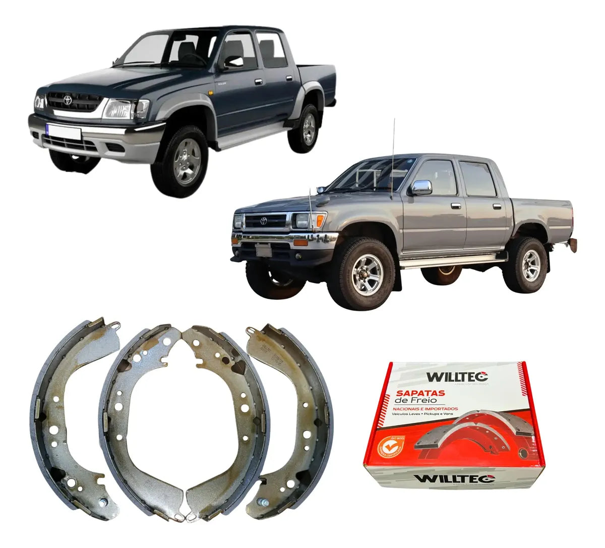 Sapata De Freio Toyota Hilux 1993 Em Diante