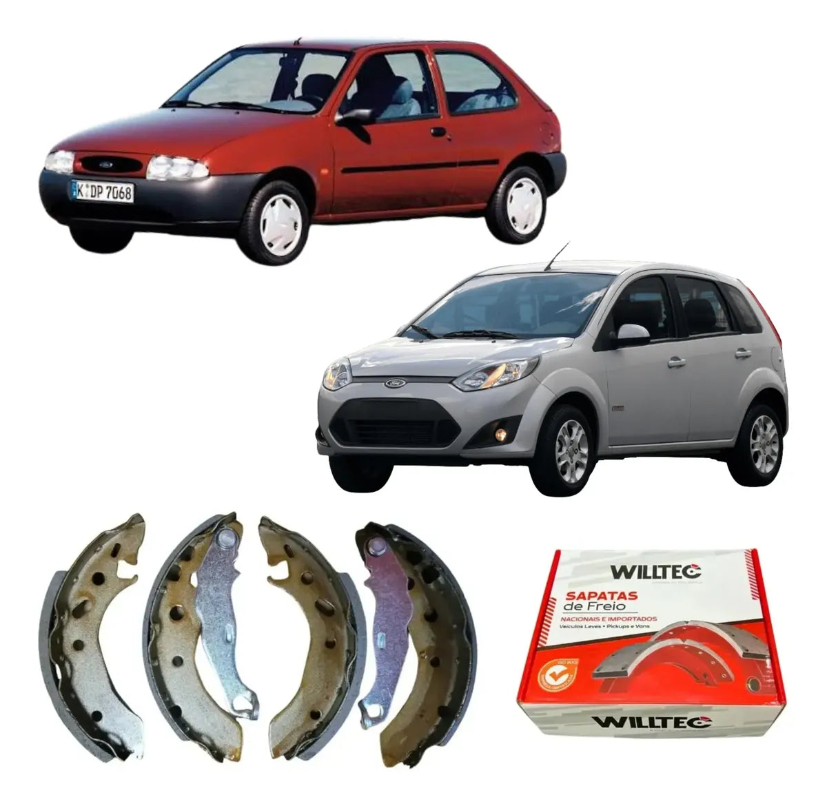 Sapata De Freio Ford Fiesta 1998 A 2002