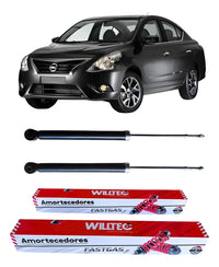 Par Amortecedor Traseiro Nissan Versa 2011 A 2021