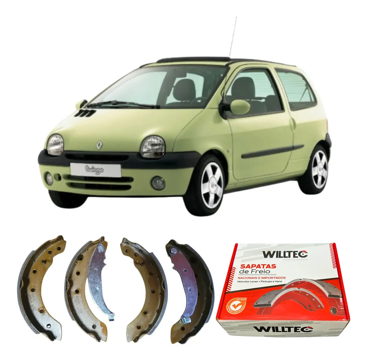 Sapata De Freio Renault Twingo 1993 A 1998