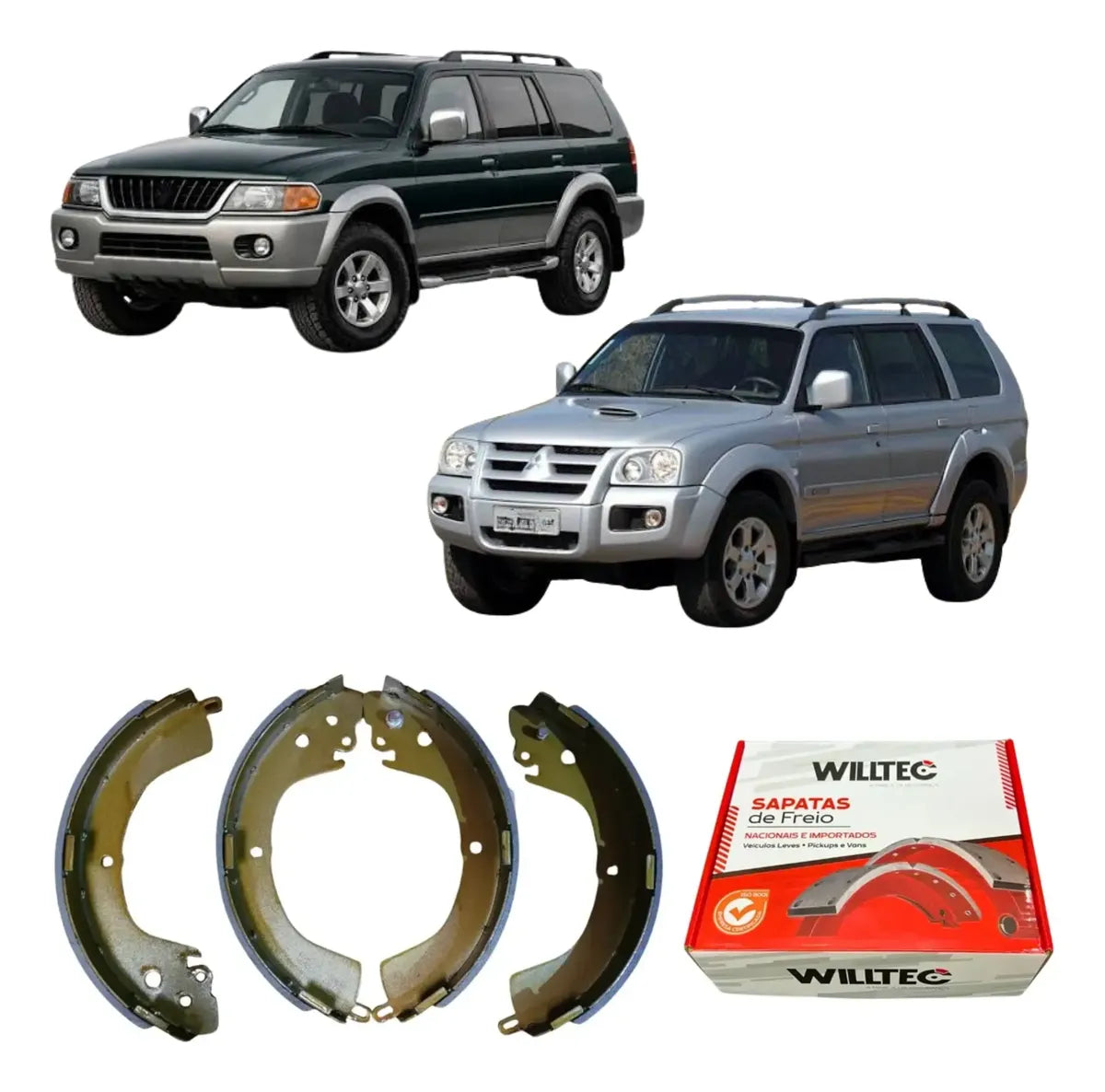 Sapata De Freio Mitsubishi Pajero Sport 1999 Em Diante
