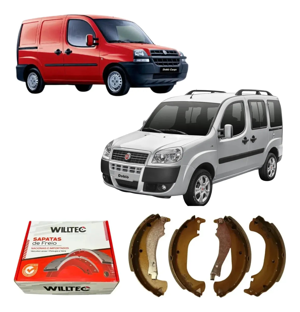Sapata De Freio Fiat Doblô 2001 Em Diante